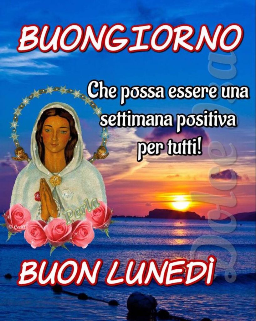 Buongiorno che possa essere una settimana positiva per tutti! Buon Lunedì