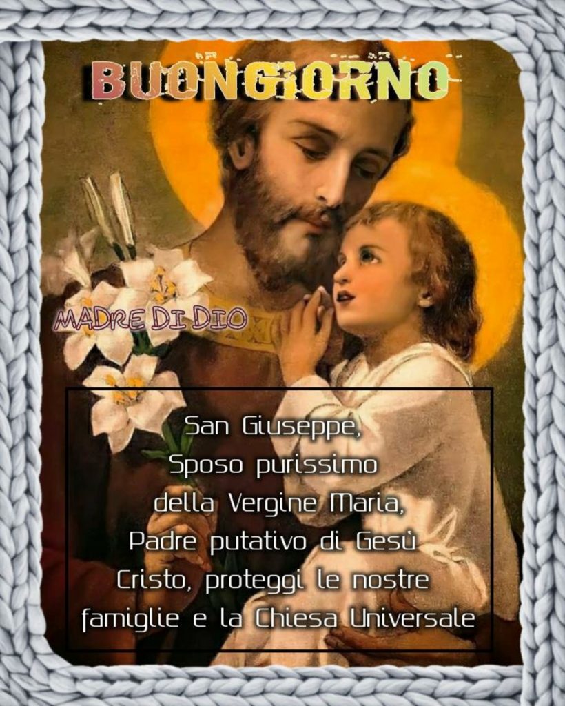 Buongiorno con San Giuseppe