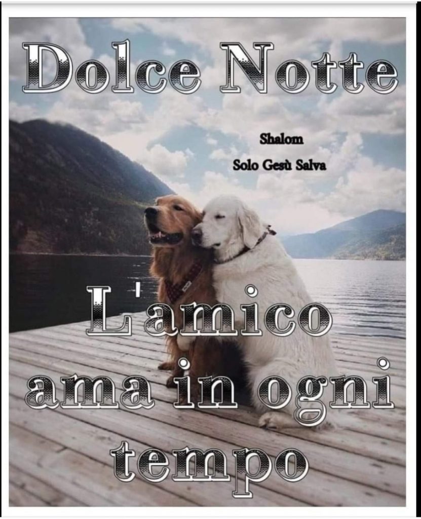 Dolce Notte L'amico ama in ogni tempo