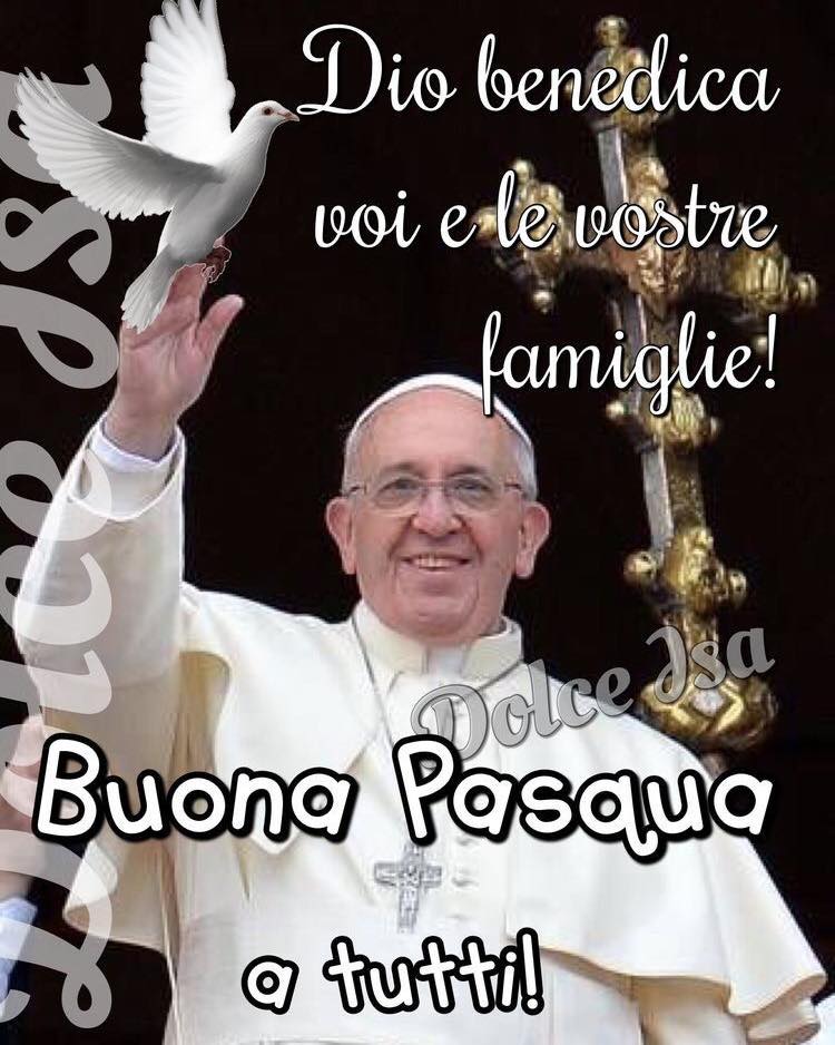 Dio benedica voi e le vostre famiglie! Buona Pasqua a tutti