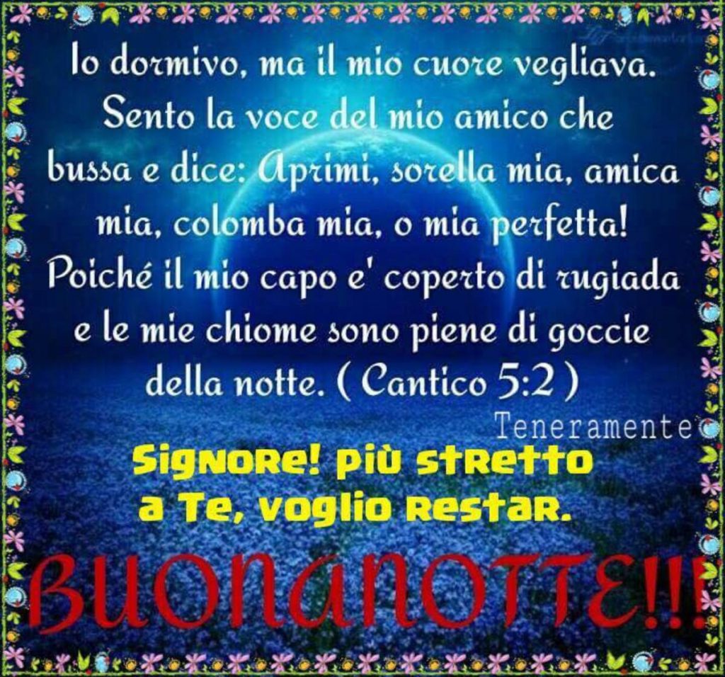 Buonanotte con il Signore
