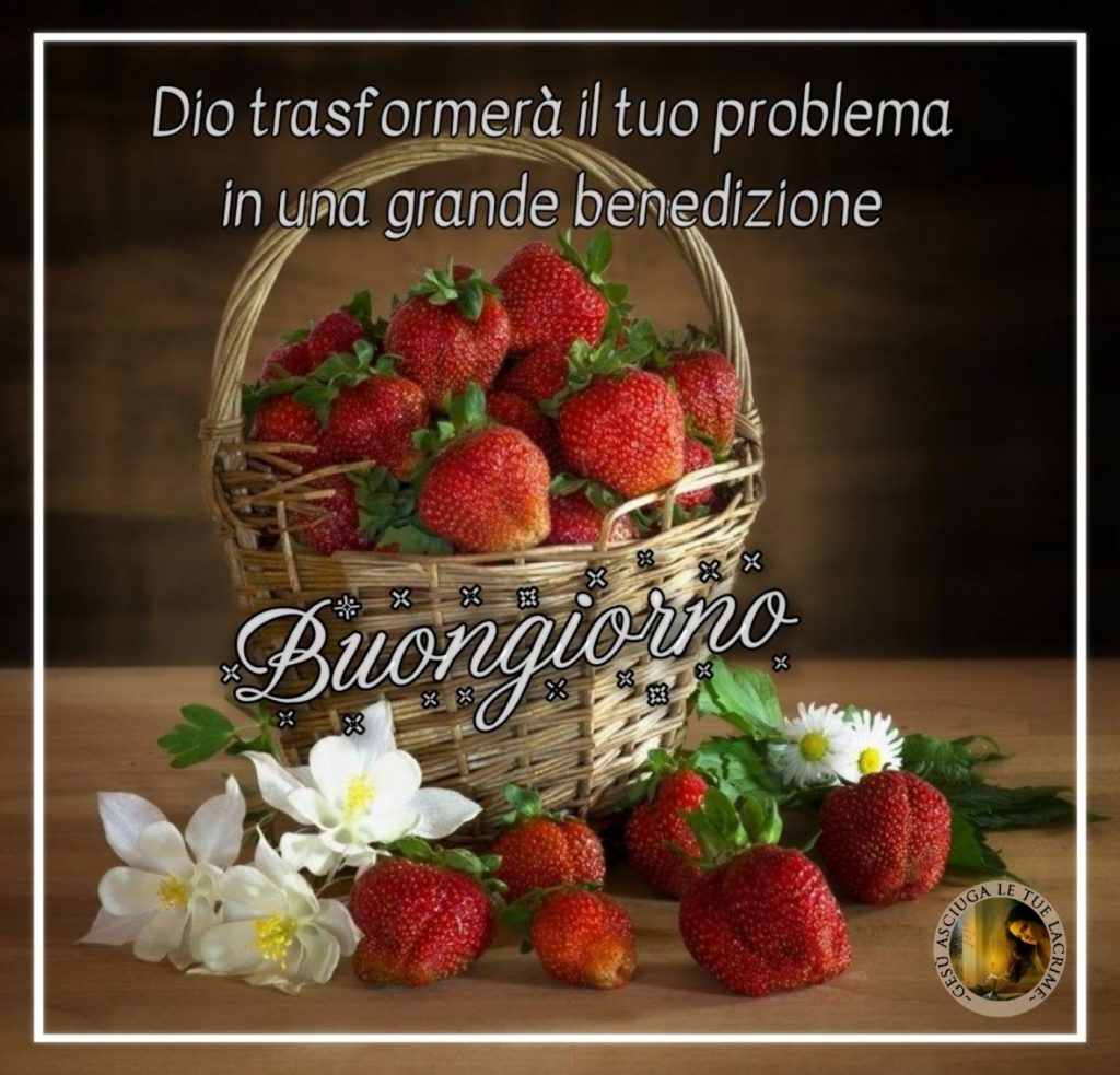 Dio trasformerà il tuo problema in una grande benedizione Buongiorno