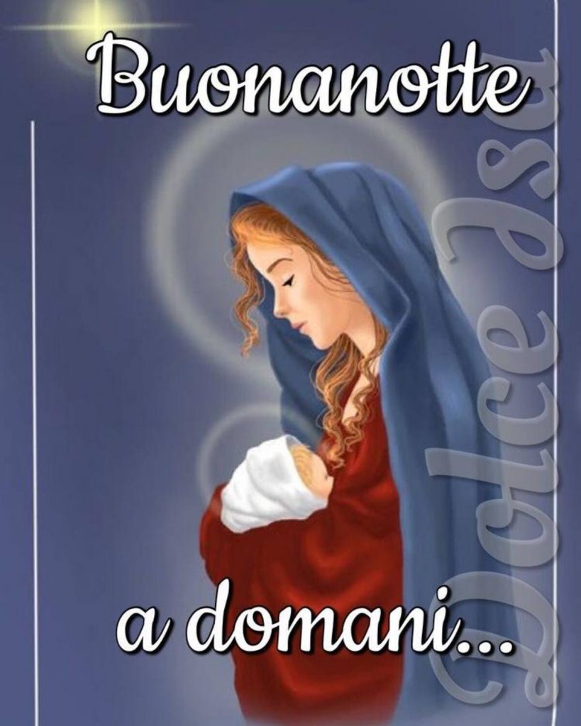 Buonanotte a domani...