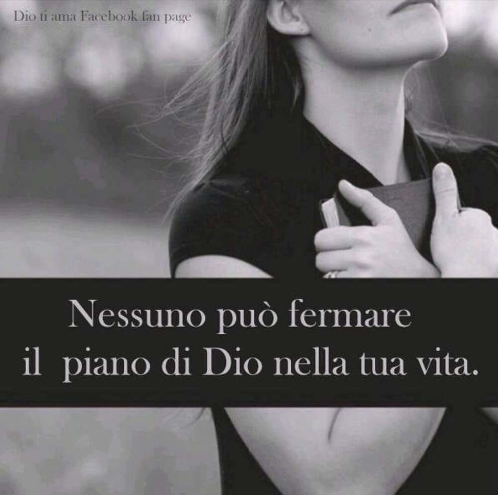 Nessuno può fermare il piano di Dio nella tua vita.