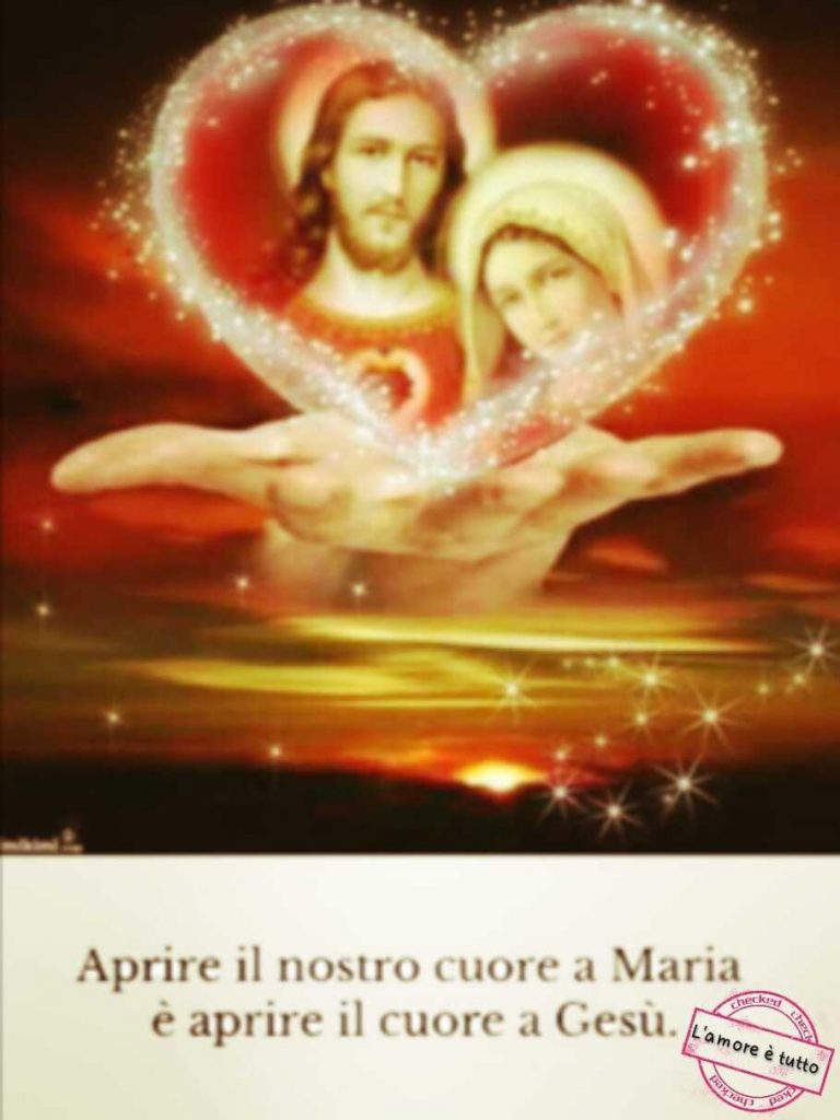 Aprire il nostro cuore a Maria è aprire il cuore a Gesù