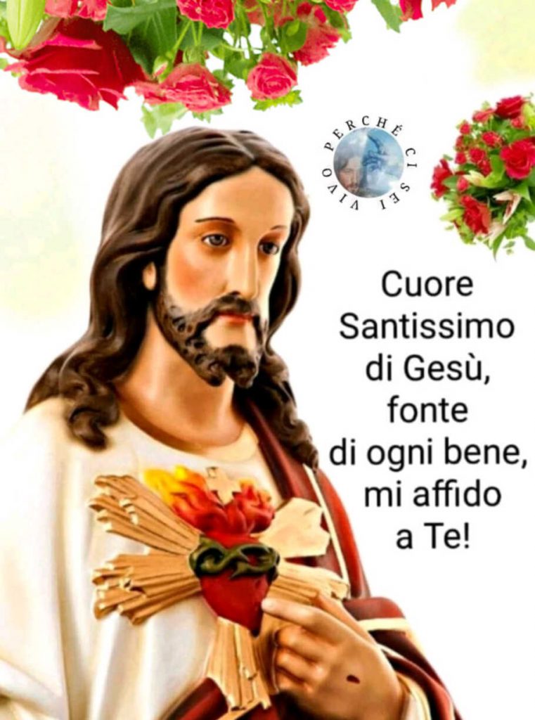 Cuore Santissimo di Gesù, fonte di goni bene mi affido a Te!