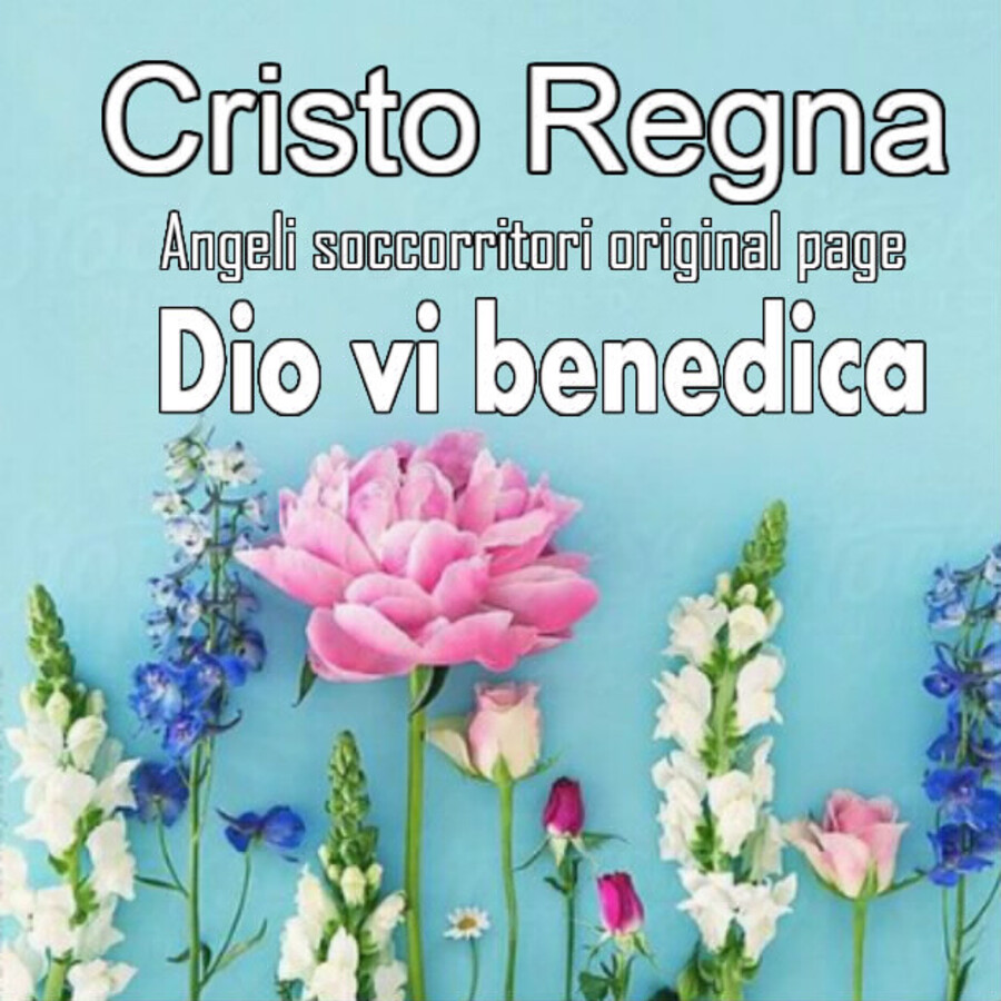 Cristo Regna Dio vi Benedica