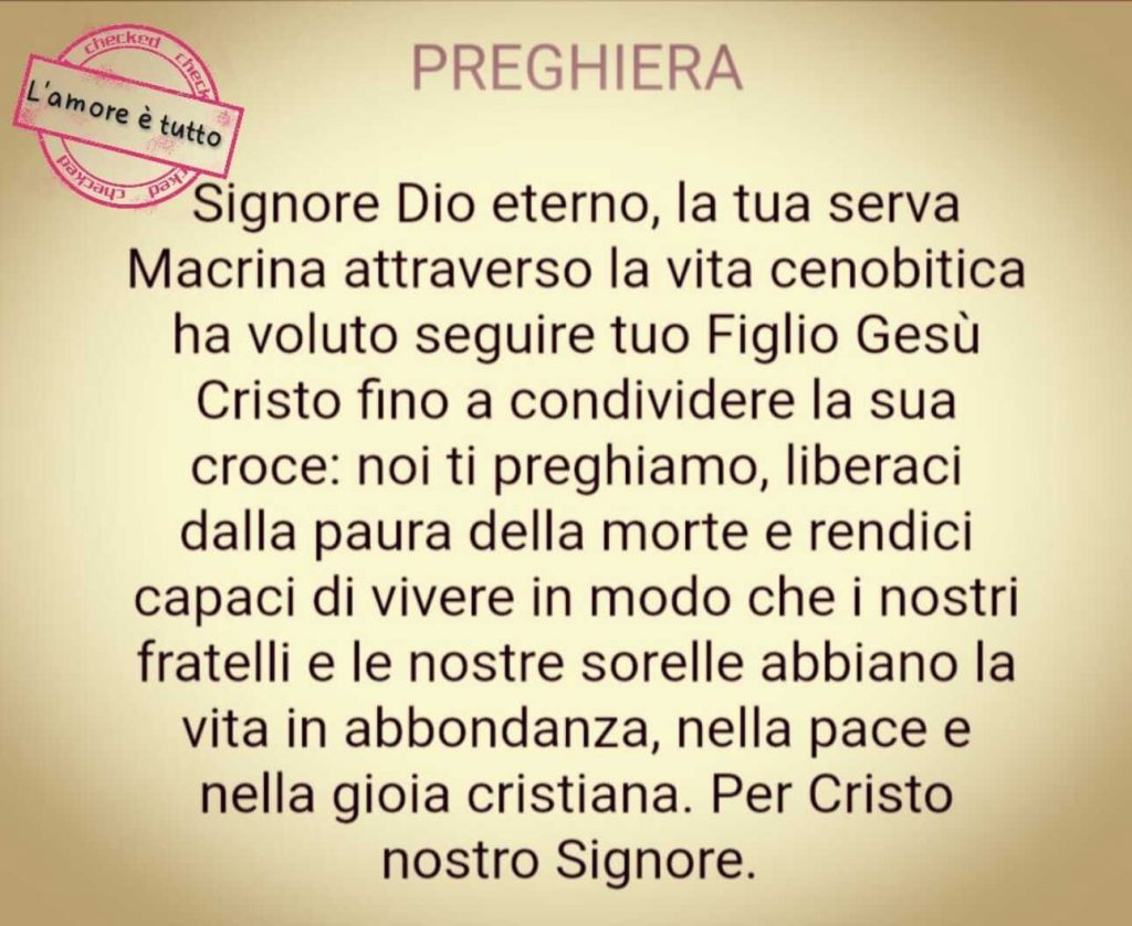 Preghiera a Signore Dio eterno