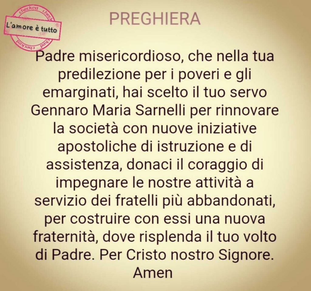 Preghiera Padre mericordioso...