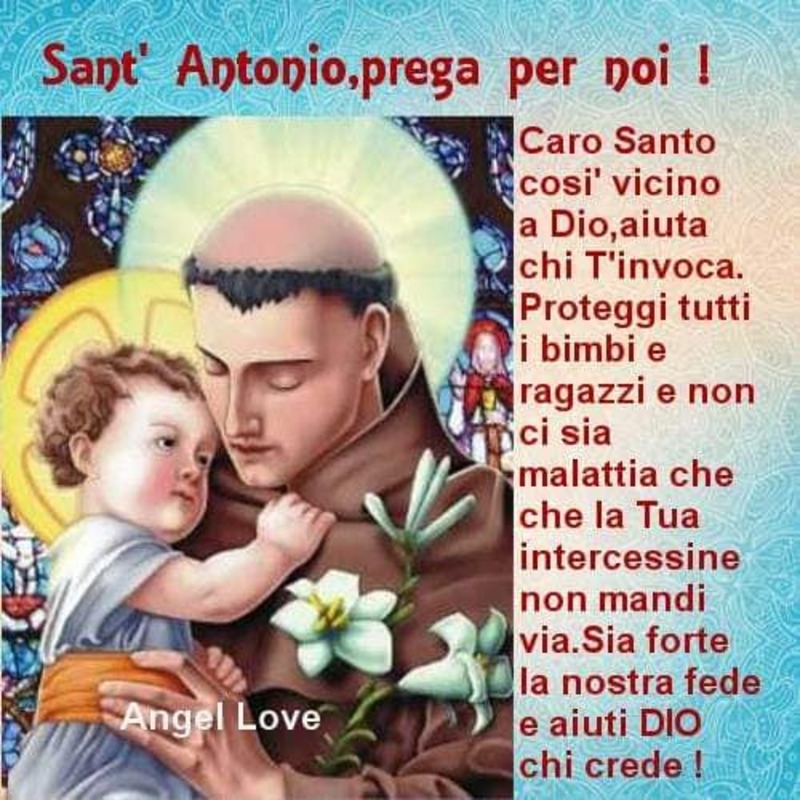 Sant'Antonio, prega per noi!
