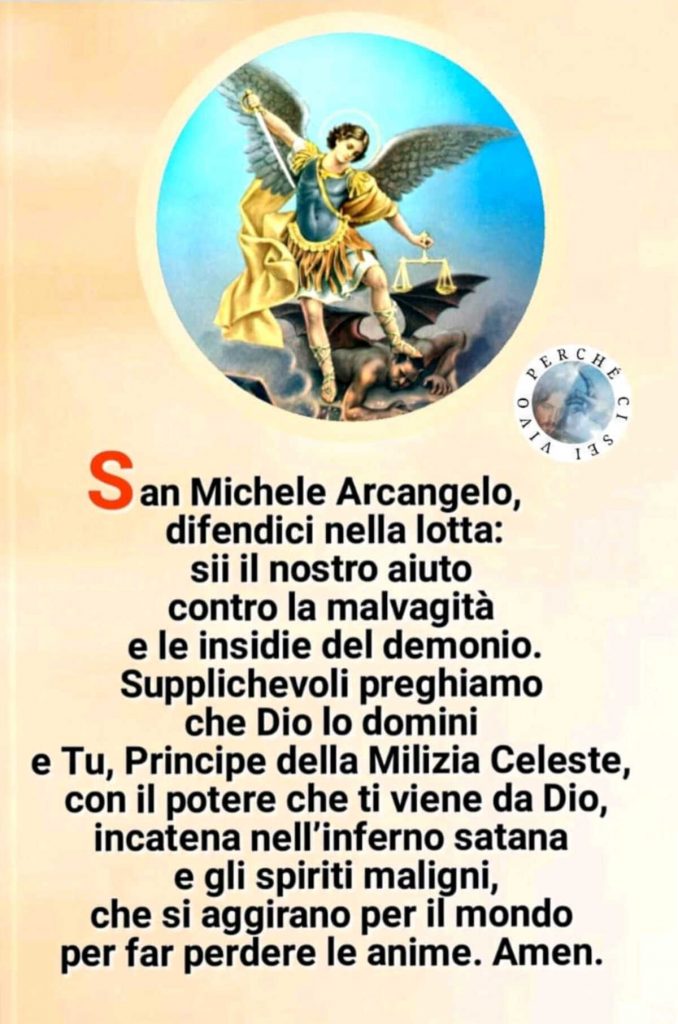 San Michele Arcangelo preghiera
