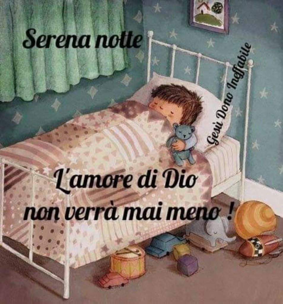 Serena notte L'amore di Dio non verrà mai meno!