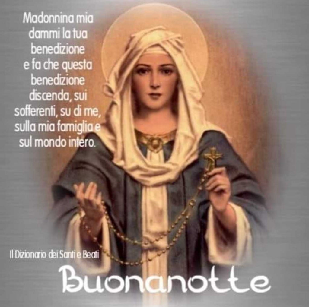 Buonanotte con la Madonnina