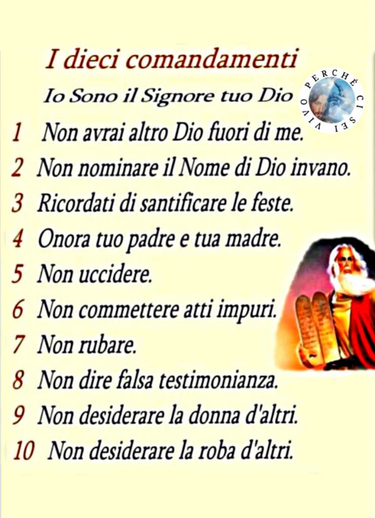 I dieci comandamenti