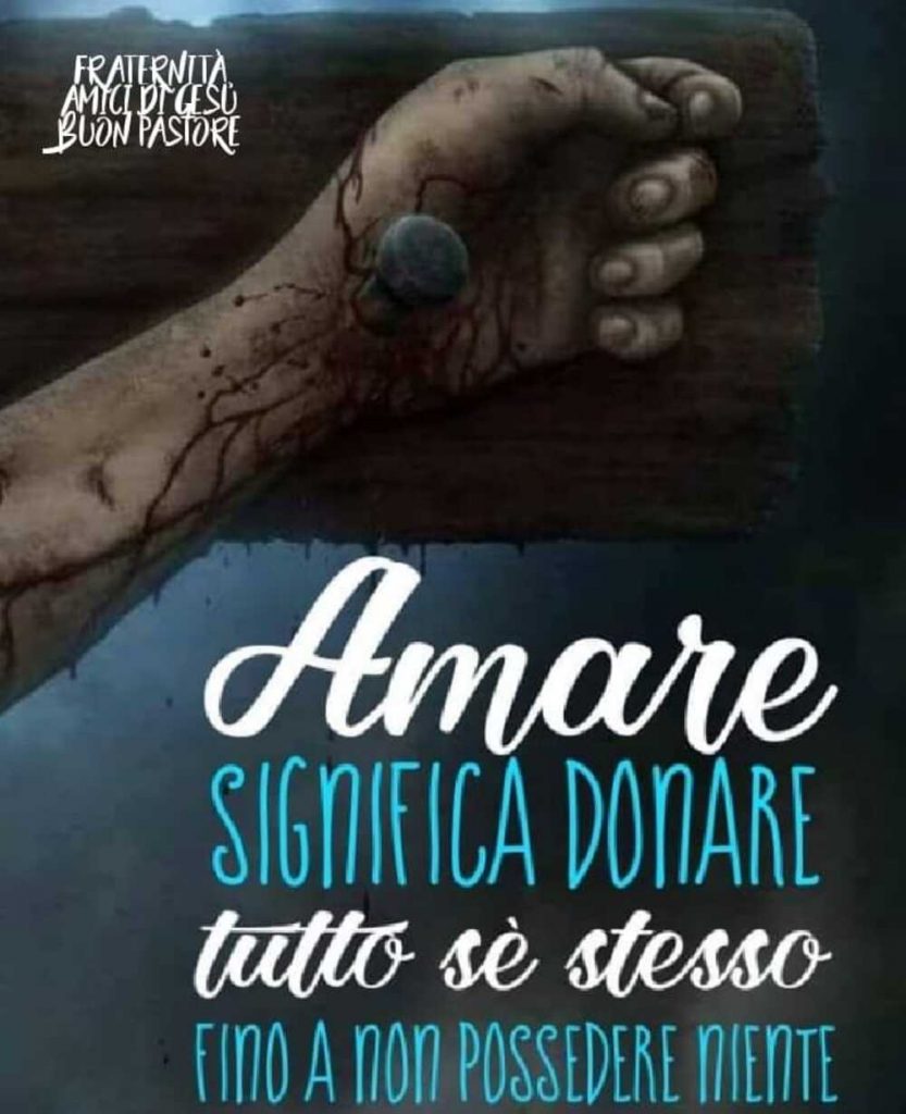 Amare significa donare tutto sè stesso fino a non possedere niente