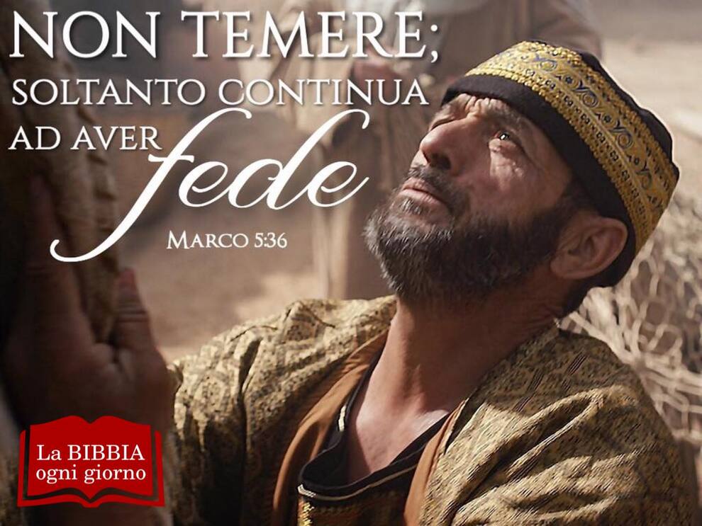 Non temere; soltanto continua ad aver fede (Marco 5:36) 