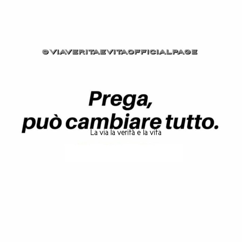 Prega, può cambiare tutto