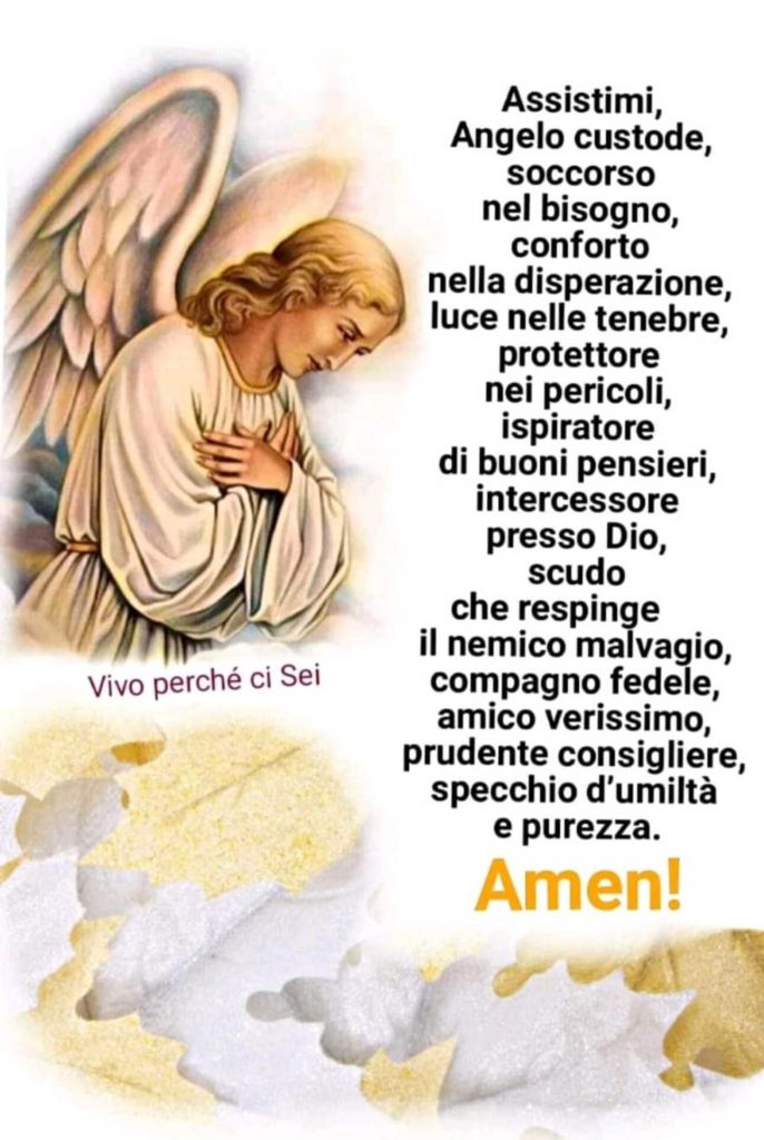 Preghiera all'Angelo Custode