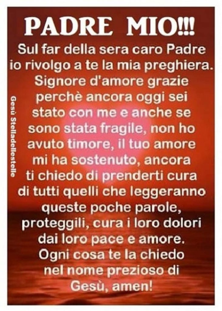 Preghiera a Dio