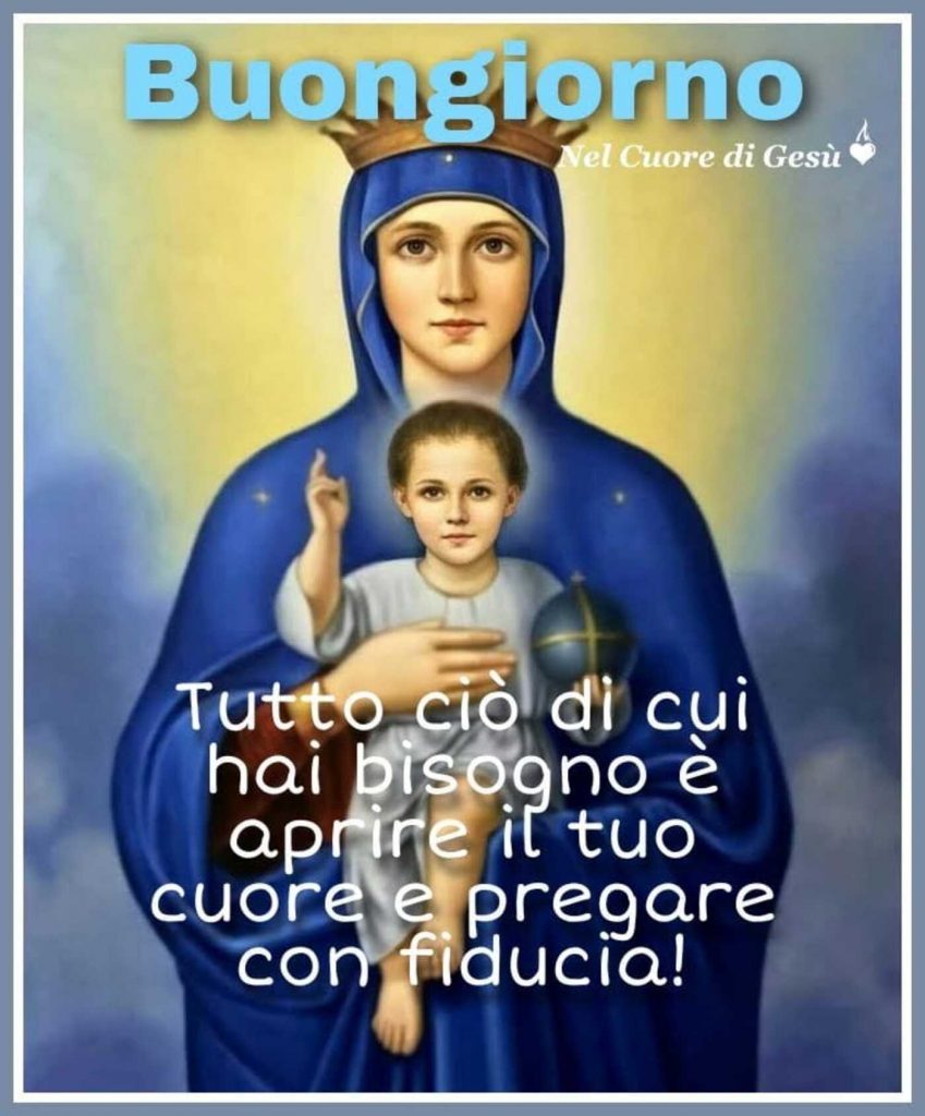 Buongiorno Tutto ciò di cui hai bisogno è aprire il tuo cuore e pregare con fiducia!