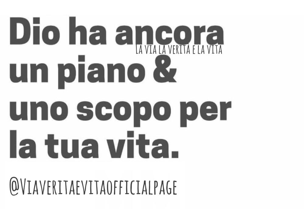 Dio ha ancora un piano & uno scopo per la tua vita