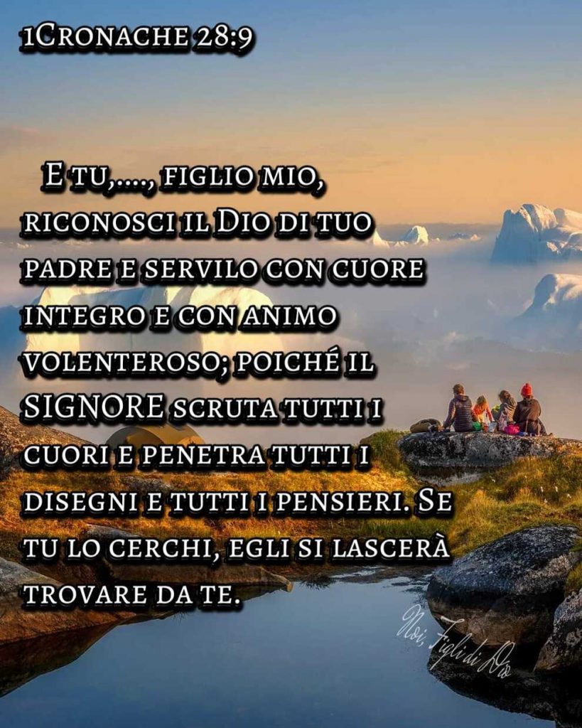 1 cronache 28:9